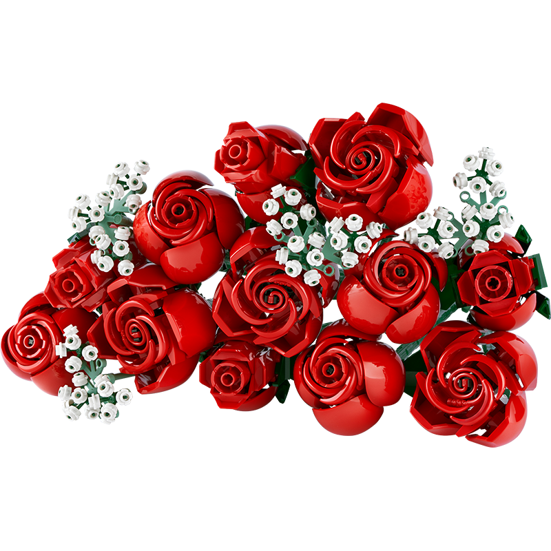 LEGO Building Blocks 10328, Rose Bouquet Preserved Flowers, Toy for Boys And Girls, Birthday Gift, Home Decor Ornament