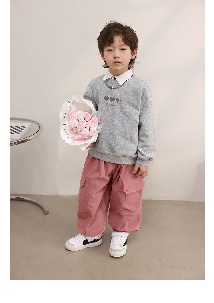 LUSON Chen Da Zhu Boys' Sweatshirt, 2025 Spring And Autumn New Style, Children's Casual Versatile Top, Trendy Children's Clothing 15