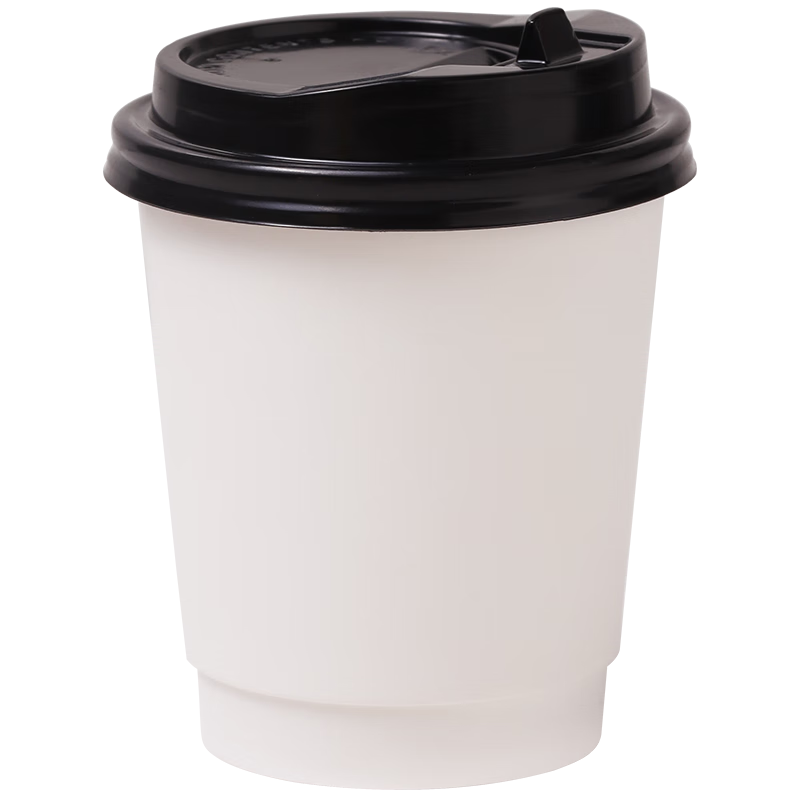 BJ Disposable Cups, Paper Cups, Coffee Cups, Soy Milk Cups, Hot Drink Cups, Disposable Milk Tea Cups, 280ml, 25 Pieces