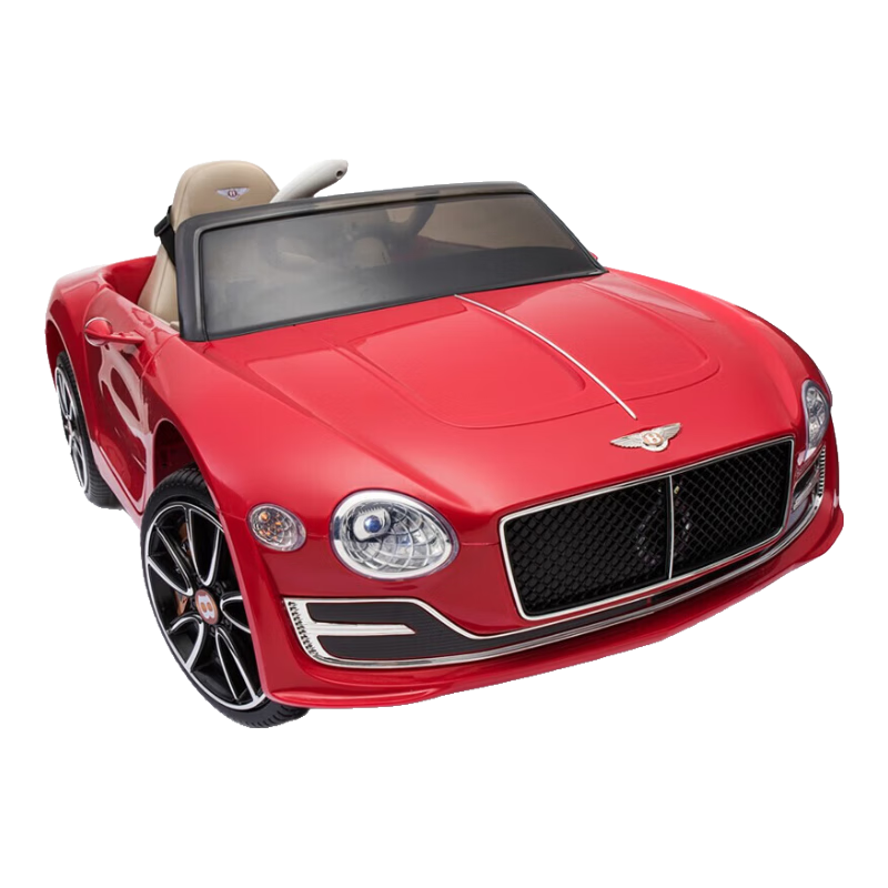 BeRica Children's Electric Car, Four-Wheel Vehicle, Authorized by Bentley, Remote Control, Toy Car for Boys And Girls, Rideable, Baby Gift