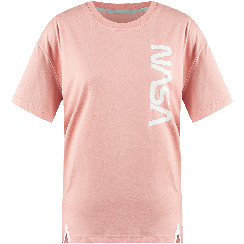 TECTOP Short-Sleeve T-Shirt, Sports Round Neck Undershirt 099, Pink L