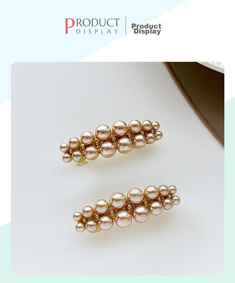 CHIMERA 2 Pieces Elegant Hair Clips, Spring Clips, Ponytail Clips, Half-Up Clips, Barrettes, Side Hair Accessories, Birthday Gift for Wome 29