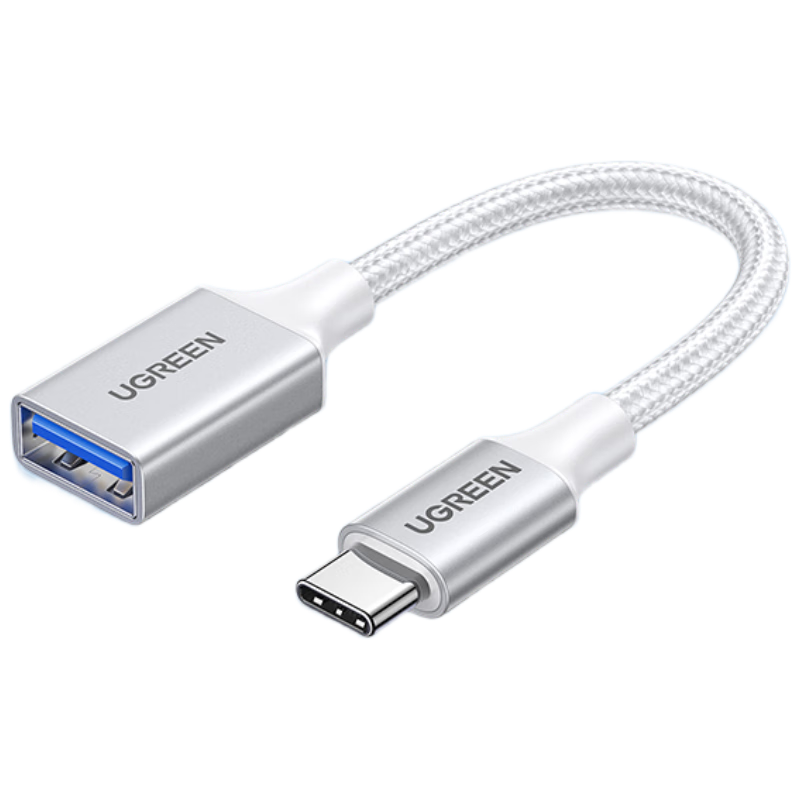 UGREEN Type-C to USB 3.2 Adapter OTG Data Cable Compatible with Apple 18/17/16 Huawei Phones, USB Flash Drive, Tablet, Laptop, Headphones, Keyboard And Mouse
