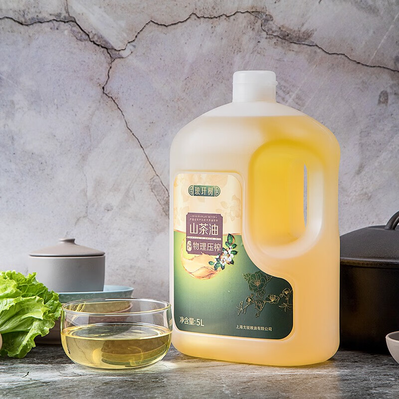 琅玕树【保真山茶油】山茶油 油茶籽油压榨一级食用油5L