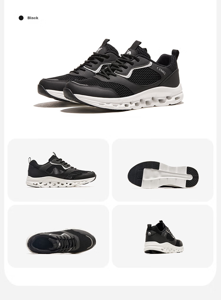 CAMEL Perforated Shoes, Summer Mesh Breathable Casual Shoes, Non-Slip Hollow Hiking Sneakers for Men And Wome 15