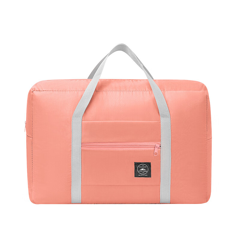 Xinqin Shopping Bag, Foldable Travel Bag, Handheld Storage Bag, Picnic Bag, Portable Shoulder Bag for Travel, Large Size, Pink 11