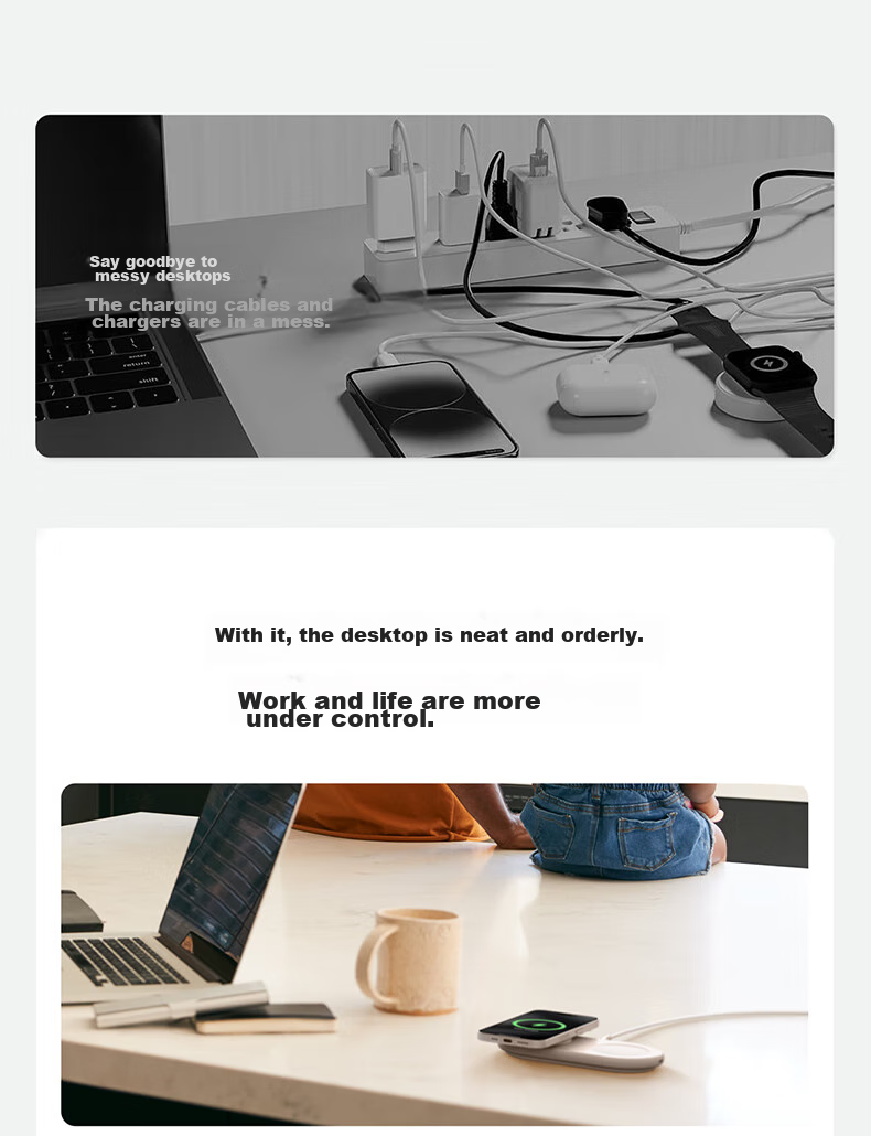 BELKIN Apple Wireless Charger, Qi2 Certified Magnetic Fast Charging, IPhone 15W Quick Charge, Compatible with MagSafe Rapid Charging, Panel-Style Two-In WIZ028 White 9
