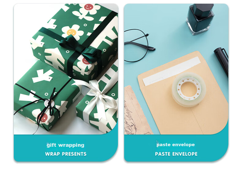 M&G (M&G) Stationery Tape Dispenser, Box Sealer, Small Tape Cutter ((Tape Width ≤18mm)), Single Pack Random Color, AJD97360 7
