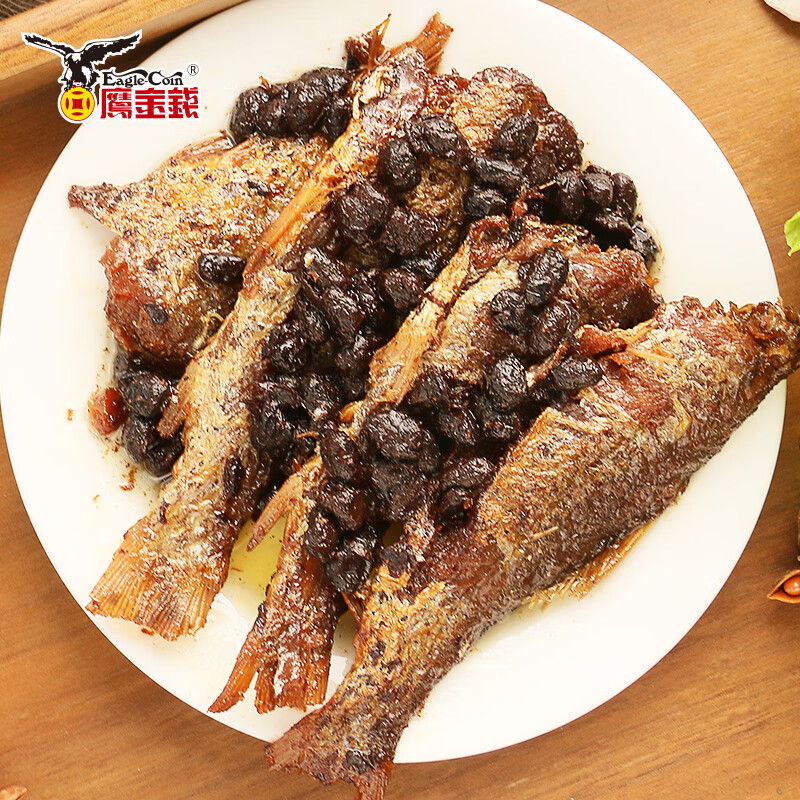 鹰金钱 豆豉鲮鱼罐头227克/罐即食下饭海鲜罐头国产中华老字号