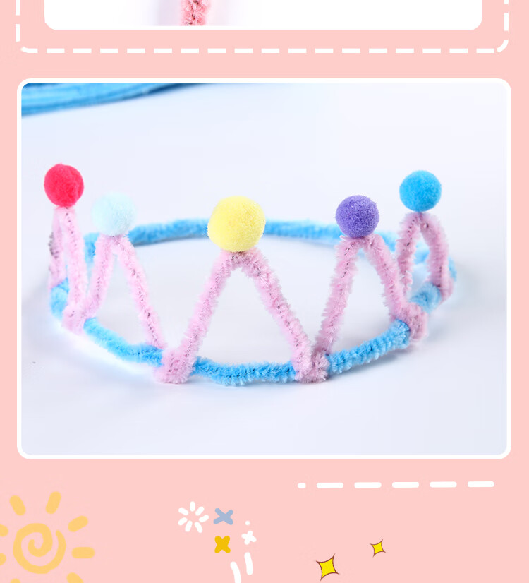 Letrel Twist Stick Children's Bouquet Rod, DIY Craft Kit, Thickened Delivery, Practical Birthday Gift for Boys And Girls 8