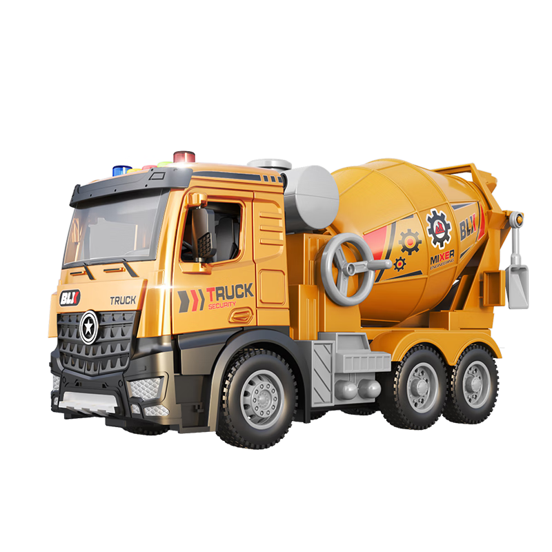 BAOLE STAR TOYS Children's Toy Boys' Inertia Mixing Construction Vehicle Large Size 3-6 Years Old Boys' Transport Car Model Birthday Gift