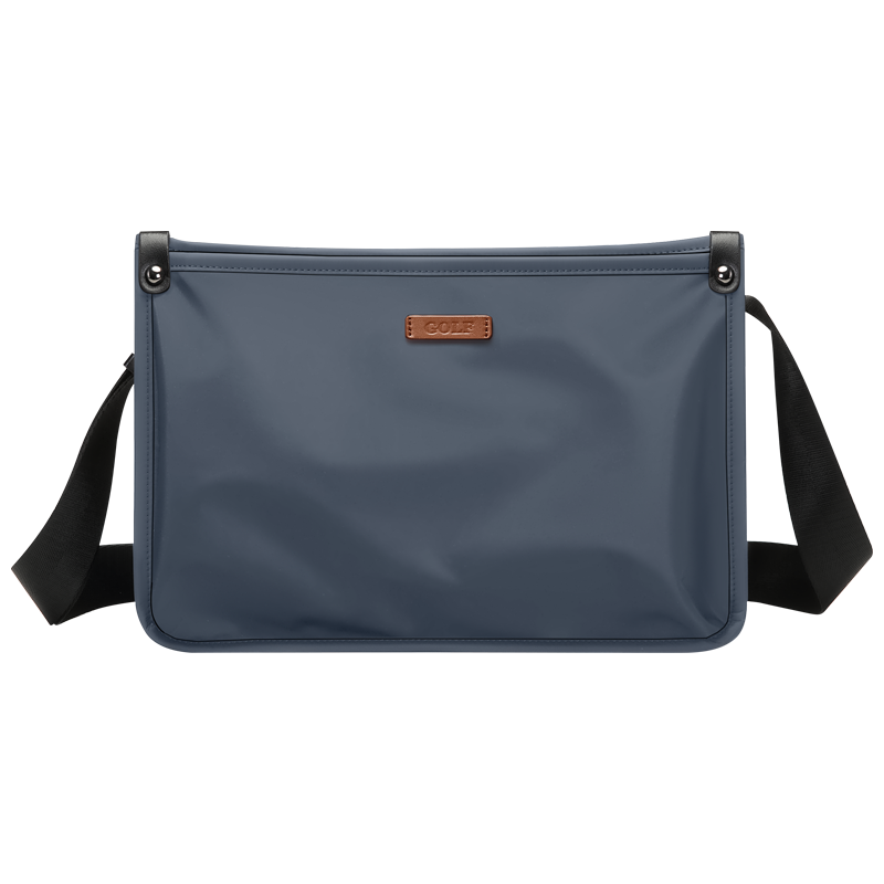 GOLF Shoulder Bag for Men, Large Capacity Crossbody Bag, Business Casual Water-Resistant Lightweight Phone Bag, Trendy IPad Messenger Bag, Fashionable Men's Satchel 5I797463J Gray