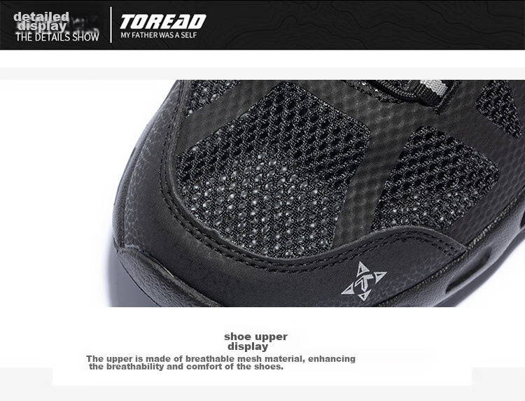 TOREAD Stream Trekking Shoes, Spring And Summer Men's Outdoor Non-Slip Wear-Resistant Breathable Water-Permeable Quick-Drying Beach Sandals, TFEECM81932 10