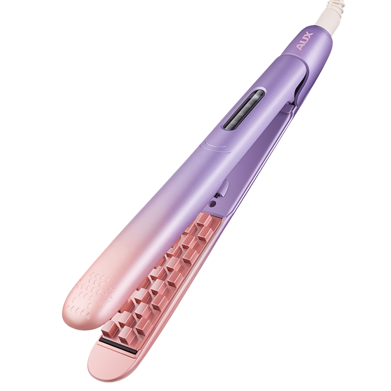AUX Corn Silk Volumizing Hair Straightener [Negative Ion], Curling Iron And Flat Iron Combo, Hair Volumizer, Hair Straightening Tool for Men And Women, Root Lift Volumizing Clip, Electric Hair Straightener Gift