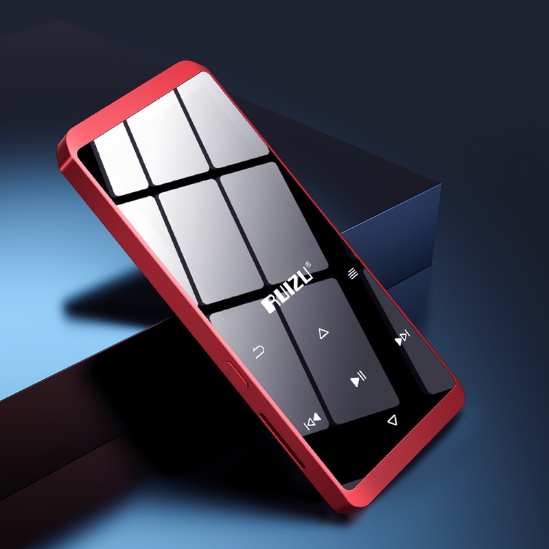 Портативный MP3/MP4 плеер RUIZU D02, 16 ГБ, черный, с Bluetooth и динамиком
