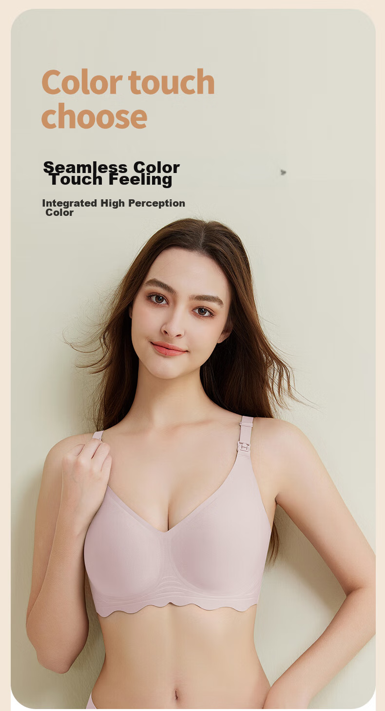 JOYNCLEON Maternity Nursing Bra for Pregnancy And Postpartum, Push-Up Brassiere for Breastfeeding, Tea Green, Size M, Jwx72748 10