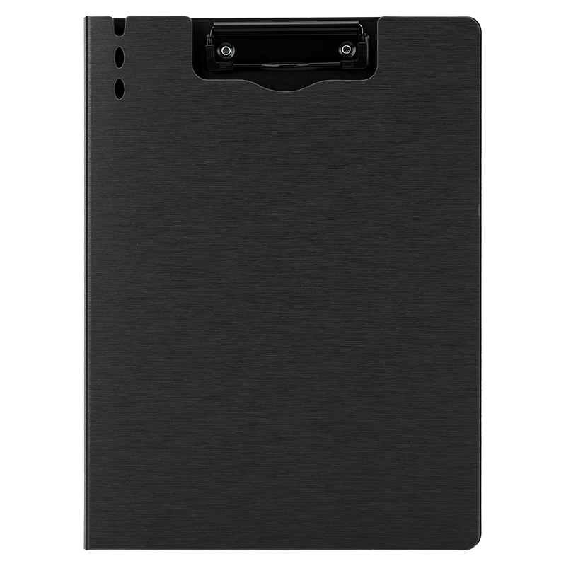 Deli A4 File Folder, Vertical Folding Board, Conference Folder, Writing Pad, Poetry Recitation Clipboard, Contract Signing Clipboard, Exam Paper Storage Folder, 64513 Dark Gray