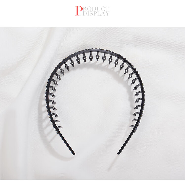 CHIMERA Elegant Rhinestone Headband, Simple Long-Toothed Wavy Hair Clip for Face Washing And Styling, Mid-Autumn Festival Gift 10