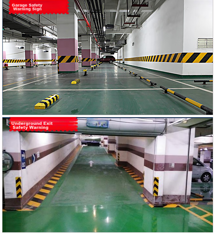 Zhunhang Reflective Stickers, Warning Tape, Caution Line, Floor Stickers, Fire Safety Isolation Tape, Reflective Film, Red And White Diagonal Patter 13