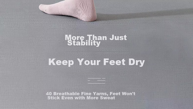 LangSha Yoga Socks for Women, Mid-Calf Sports Fitness Socks, Non-Slip Socks, Pilates Dance Socks, Silicone Floor Socks 8