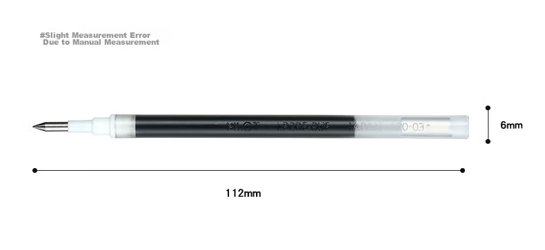 PILOT Juice Refill Pen Cartridge, 0.38mm Black Gel Ink, Bullet Tip, Signature Pen, Writing Practice Pen, Refill, Original Imported Stationery, LP2RF-8UF Single Piece 3