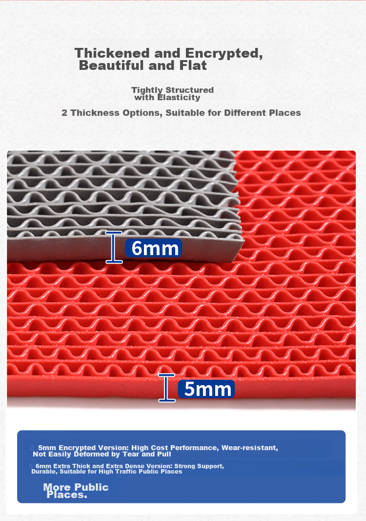 Baineng Bathroom Non-Slip Mat Shower Room Bath Foot Mat Toilet PVC Hollow Anti-Slip Floor Mat 0.9*1m 10