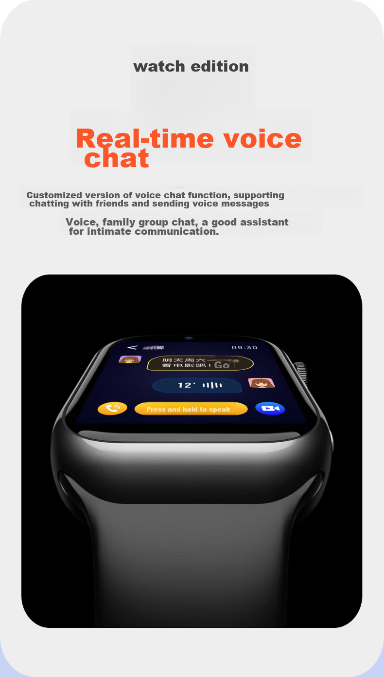 Ozing [No Game Long Standby] Children's Smart Watch Phone 4G Full Network Student Youth Middle And High School Precise Positioning Sports-Grade Waterproof Video Smart Watch 8