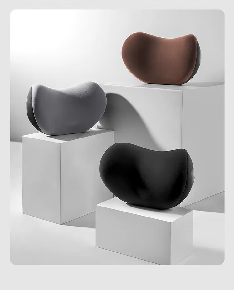 Buleishen Car Headrest, Neck Support Pillow, Lumbar Support Cushion, Automotive Accessory, Black, Suitable for Xiaomi SU7 22