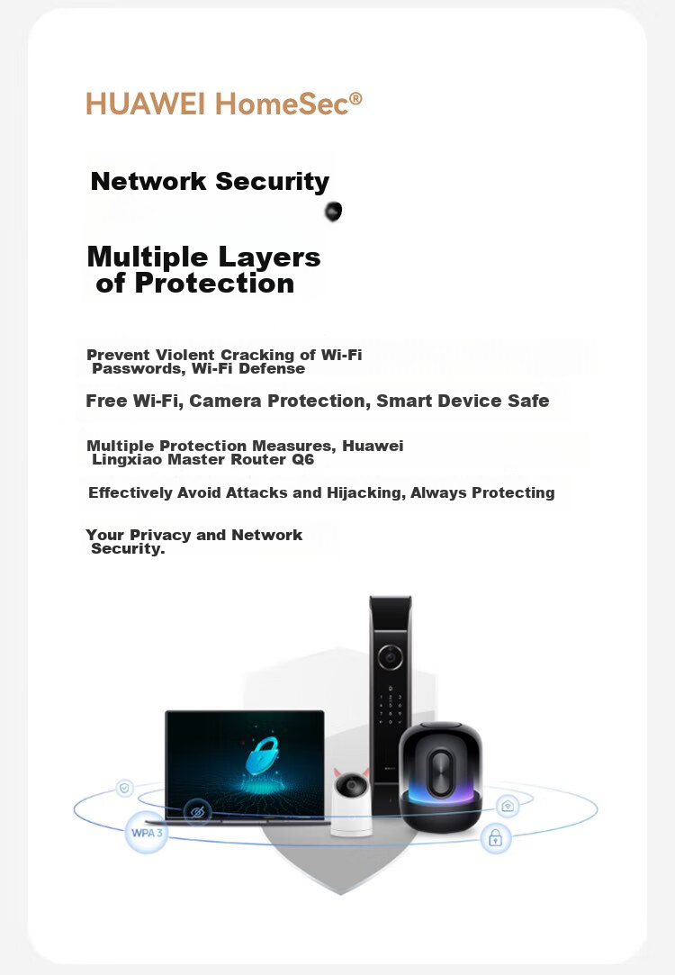 HUAWEI Lingxiao Parent-Child Router Q6 (1 Parent 4 Children Set), AX3000Mbps Gigabit Router, Whole-House WiFi 6+, Powerline Version, Wireless Wall-Penetrating King, Powerline Modem 21