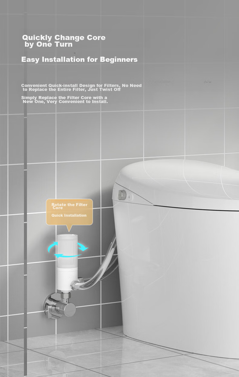 JOMOO Smart Toilet Pre-Filter, Household Waterless Tank Filter, Water Purification Filter, KD904-1111 4