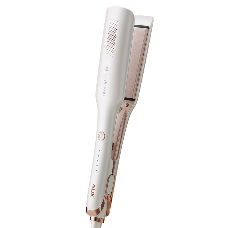 AUX Hair Straightening Iron, Professional Salon Use Flat Iron, Curling Iron, Electric Hair Straightener, Curling Tool, Hair Board with Negative Ions, Gift for Girlfriend