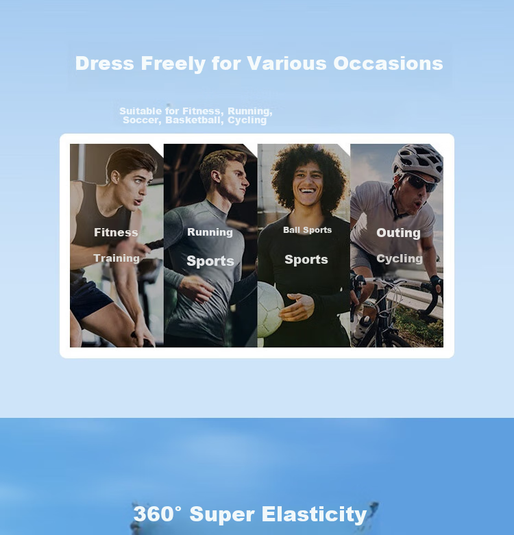 Fandimu Sports Set for Men, Three-Piece Fitness Outfit, Tight-Fitting Shirt for Running, Basketball, Badminton, Quick-Drying Breathable Weight Loss Wear 5