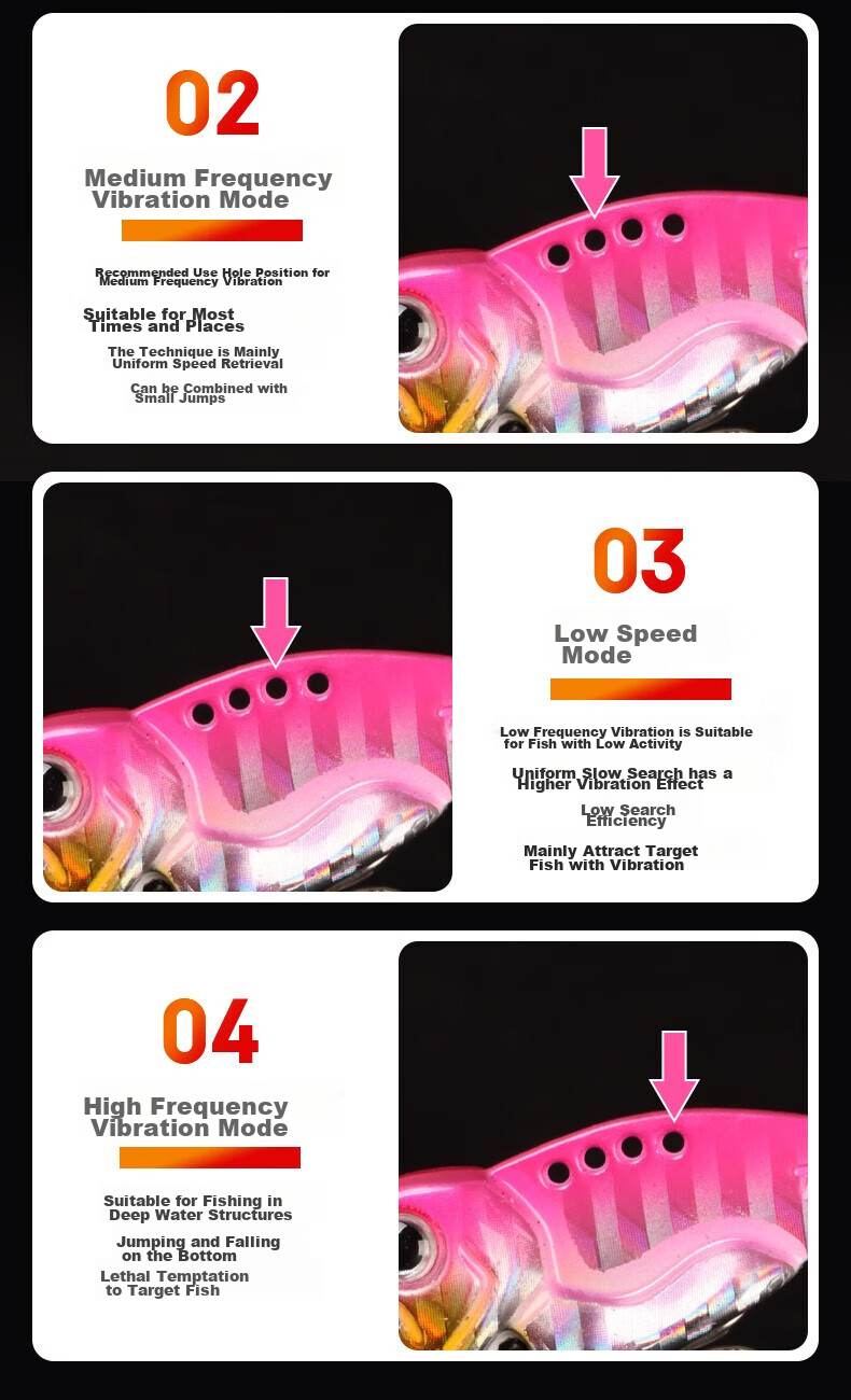 Xionghuo Lure VIB Metal Artificial Bait Set Mixed Long-Casting Hard Bait Full Swimming Layer Iron Plate 10g (Pack of 10) 7