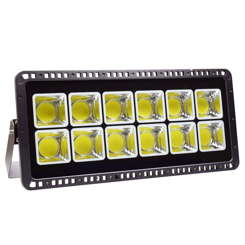 MAYDENG LED Floodlight Outdoor Basketball Court Square Advertising Sign Factory Warehouse Construction Site Yard Lighting High Power Projection White Light 600W MD-TGD-7070-600