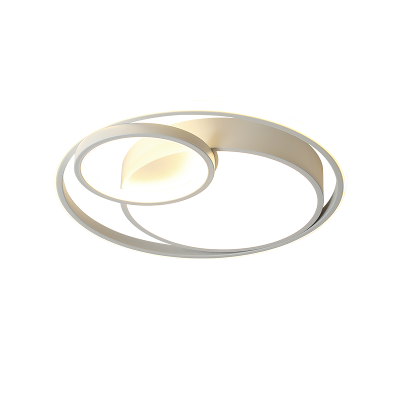 MICOE Lighting, Living Room And Bedroom Ceiling Light Set, LED Modern White Cream Style, Elegant Simple Zhongshan Lamp Fixture