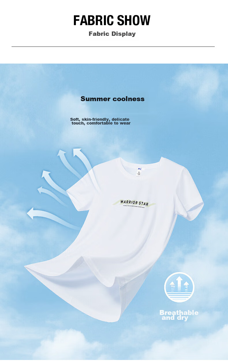 Huili Short-Sleeve T-Shirt for Men, Outdoor Sports Breathable Quick-Dry Shirt, Men's Running Training Fitness T-Shirt, Casual Round Neck Top for Me 8