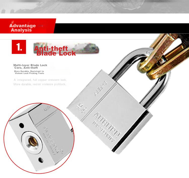 Aoben TSA Customs Lock, Password Lock for International Travel Luggage And Backpacks, Padlock 024 Gray 3