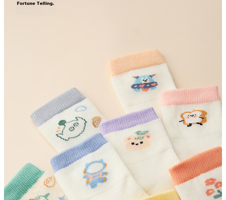 Beitaisi Baby Socks, Spring And Autumn Warm New Style, Moisture-Absorbing Non-Slip Newborn Infant Cotton Socks, Mid-Calf Socks for Boys And Girls 12