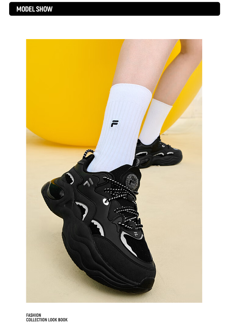 FILA FUSION Official Trendy Brand Women's Shoes BUBBLE Dad Casual Running Shoes Versatile Bubble Shoes 11