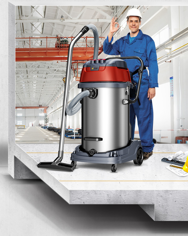 Jienuo 4800W High-Power Wet And Dry Commercial Industrial Large Barrel Strong Suction Vacuum Cleaner for Hotels, Inns, Factories, Workshops JN-701 2