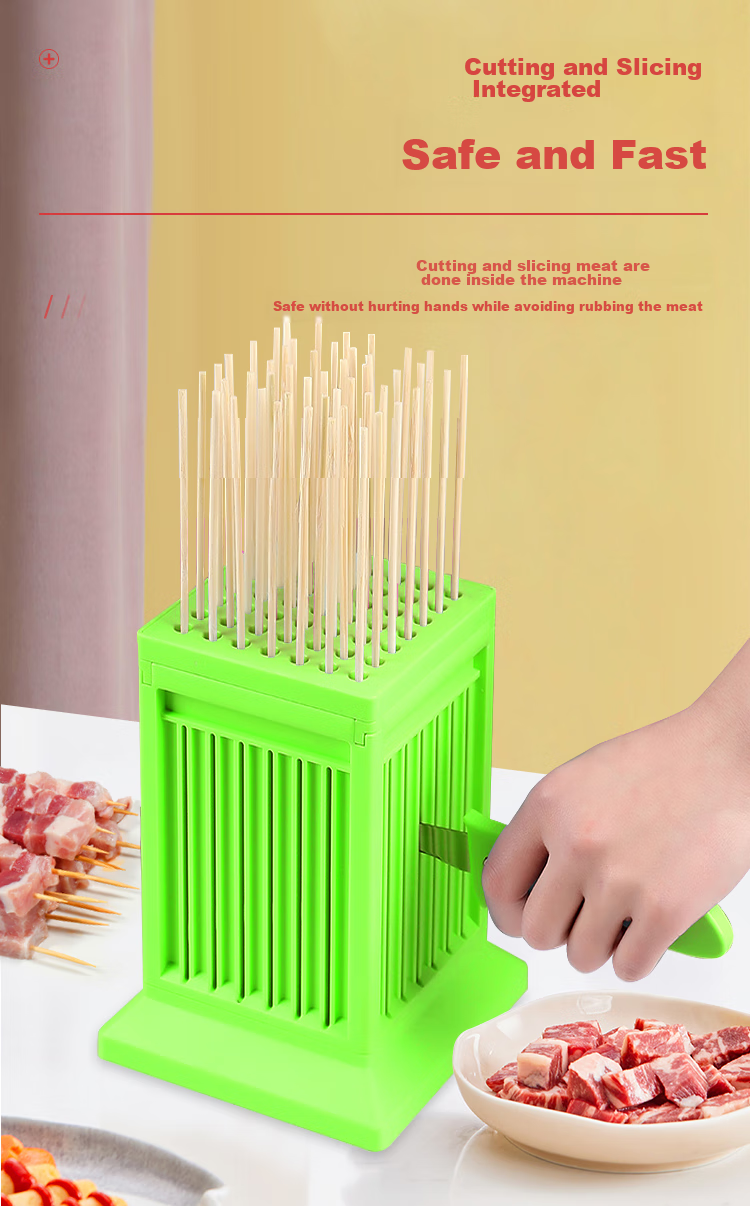 Suncojia Outdoor Charcoal BBQ Grill Portable Barbecue Oven Set for Grilling Lamb Skewers 4