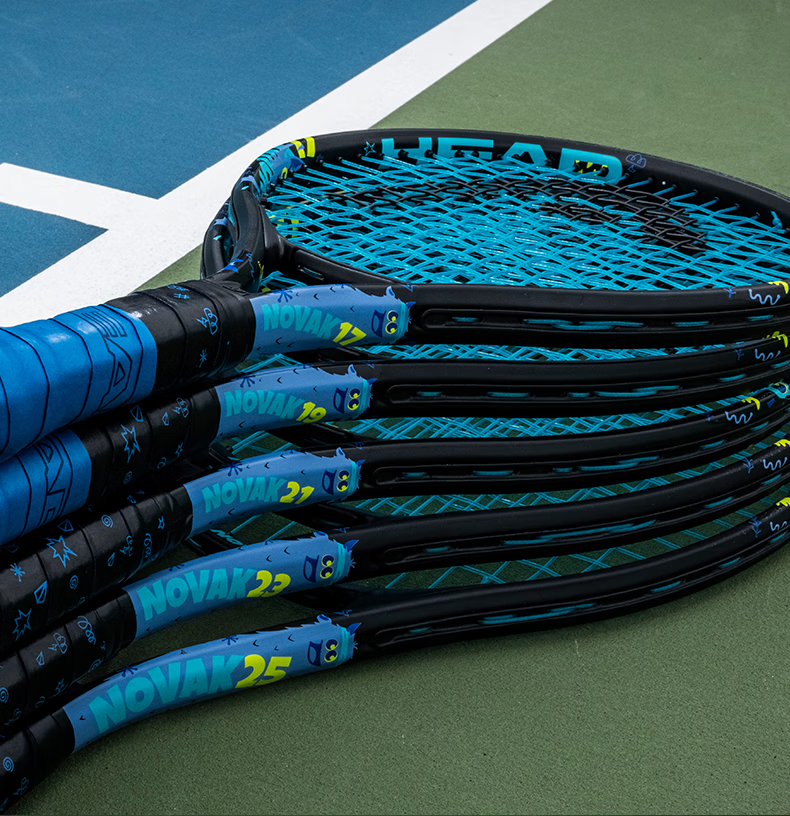 HEAD Children's Tennis Racket, NOVAK Deep Blue, Youth Student Beginner Training Racket, 23 Inches, Suitable for Ages 6-8 8