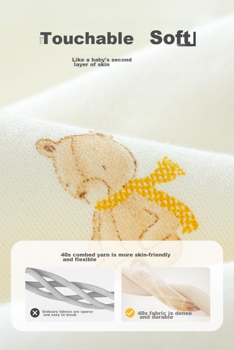 Wismorni Newborn Onesie, Spring And Autumn Baby Clothes, Pure Cotton Seamless Infant Long-Sleeve Triangle Romper Bodysuit 3