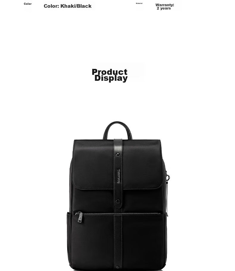 Xinxiuli Casual Fashion Backpack Laptop Bag, 13.3-Inch, for Men And Women, Flip-Top Design, Lightweight TM7*015 9