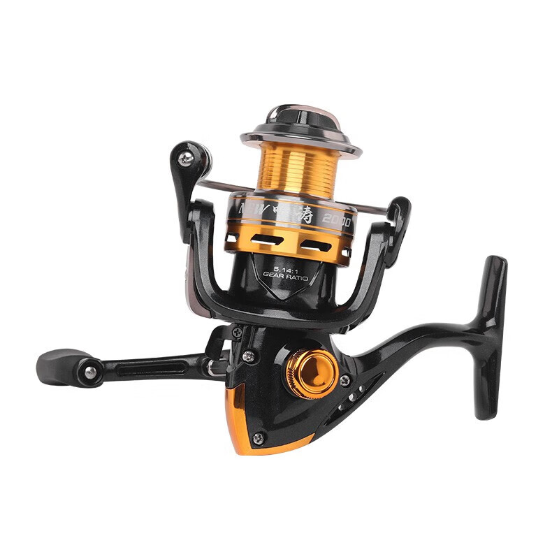 GW 6000 New Listening Spinning Reel, Metal Line Cup, Long-Casting Spinning Reel, Straight-Shaft Lure Fishing Reel