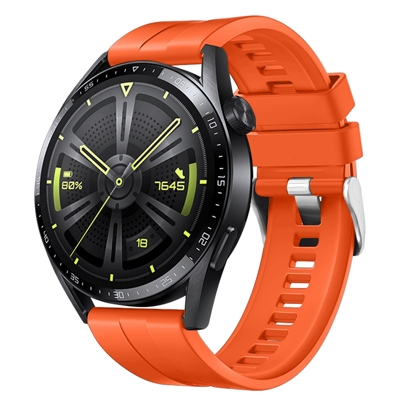 BHO Compatible with Huawei Watch Straps for GT5Pro/GT4/GT3Pro/GT2, Sports Silicone Watch Bands for Watch4/Watch3/New/Honor Magic2 Smartwatches