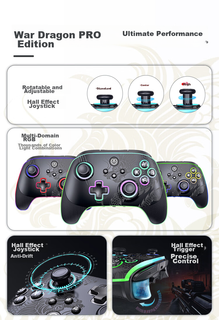 PowerA Wireless Game Controller Dual Hall Effect Xbox Joystick Steam PC Monster Hunter Assassin's Creed: Shadow of The Colossus The Legend of Zelda: Majora's Mask The Wind Waker The Legend of Zelda: Ocarina of Time The Legend of Zelda: Twilight Princess The Legend of Zelda: Skyward Sword The Legend of Zelda: Breath of The Wild 7
