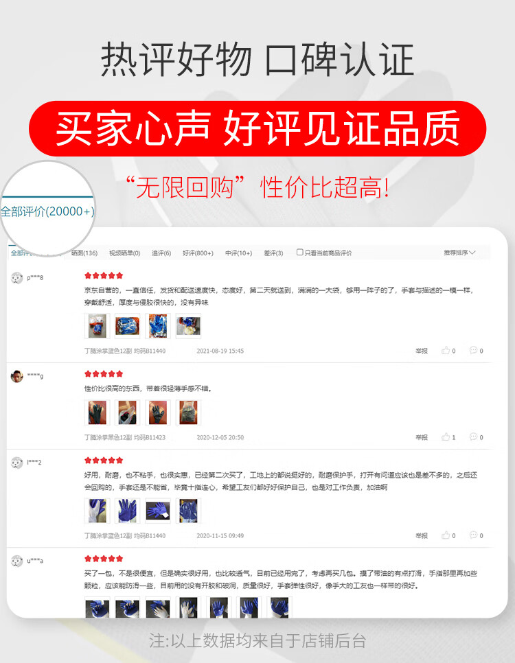 Xinyuechanghui Latex Foam Gloves, Protective Work Gloves, Dipped Non-Slip Wear-Resistant Gloves, Construction Site Work Gloves XY300#, Size L, 12 Pairs 4