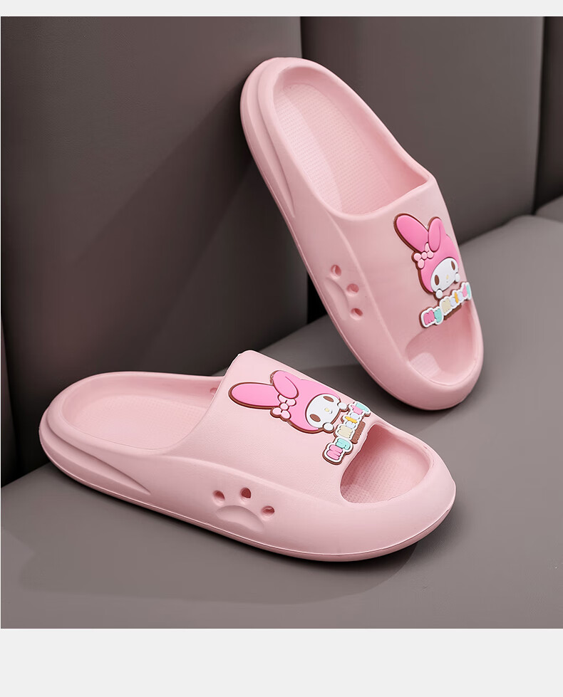 GUOLUOFEI Children's Slippers Summer Baby Bath Sandals for Boys And Girls Blue Cinnamoroll Design 160mm Inner Length 16cm 18