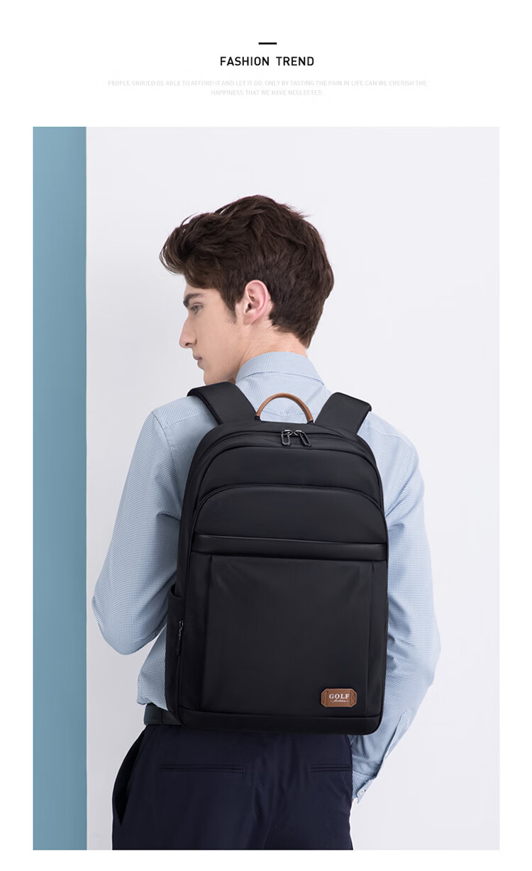 GOLF Backpack for Men, Large Capacity, 15.6-Inch Laptop Bag, Lightweight Water-Resistant Travel Backpack for Students And Business 20